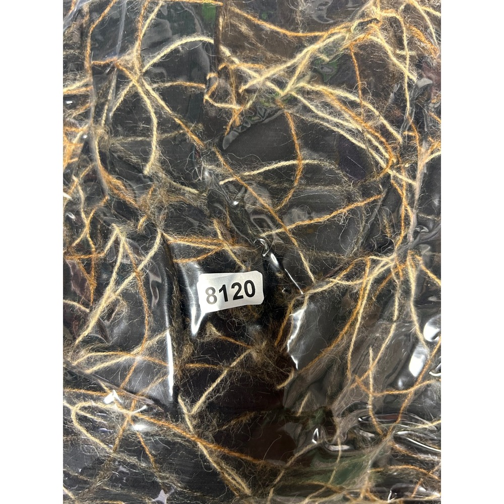 Artistic Avant Garde Elliott Lauren Womens 10 Black Gold Wool Scribble Jacket - Picture 11 of 11